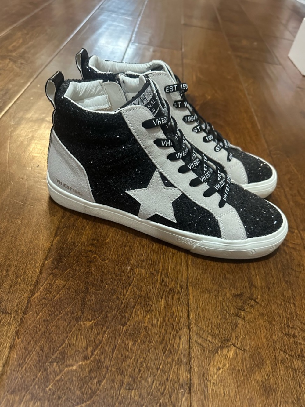 Vintage Havana Thandra high top glitter sneakers